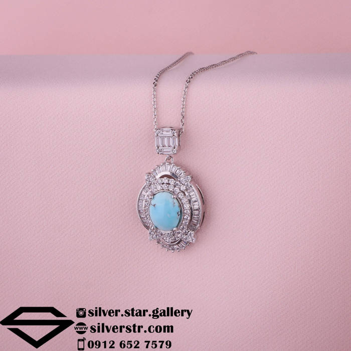پلاک زنانه فیروزه نیشابوری اصل کد 0691