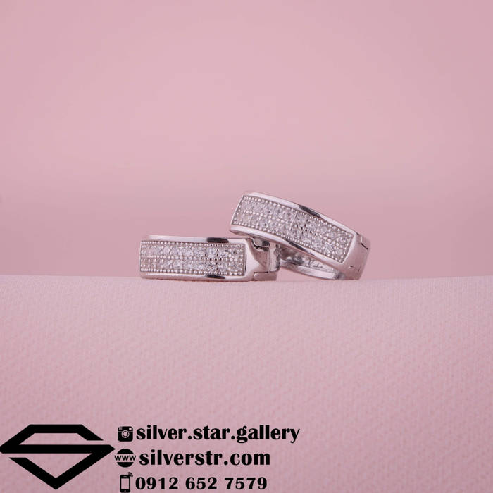 گوشواره زنانه طرح جواهری کد 0697