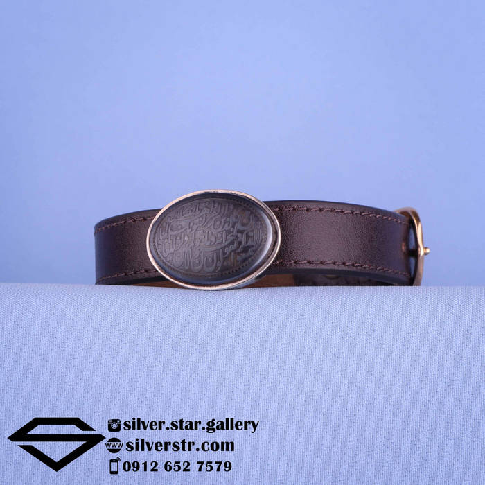 دستبند مردانه حدید صینی نقش و ان یکاد کد 0762