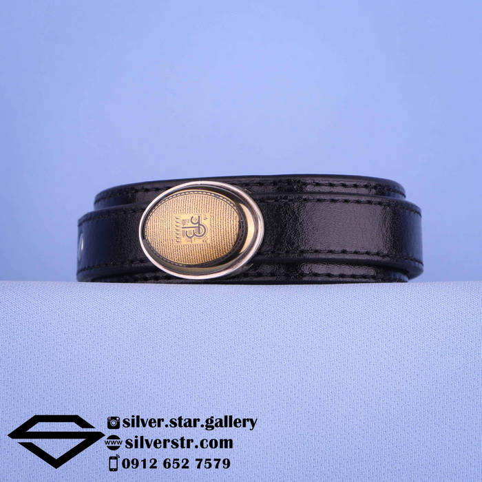 دستبند مردانه حدید نقش عین علی و زیارت عاشورا کد 0763