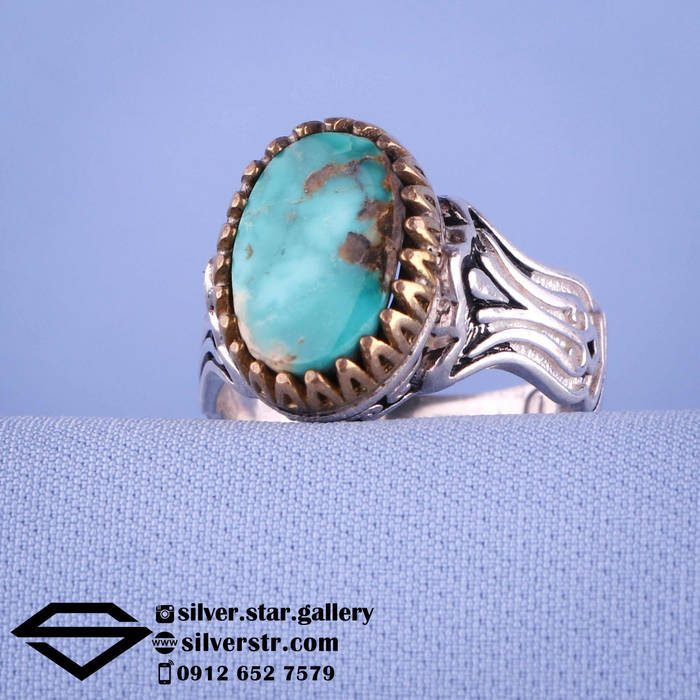 انگشتر مردانه فیروزه کد 0854