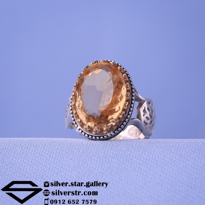 انگشتر اسپرت سیترین کد 0361