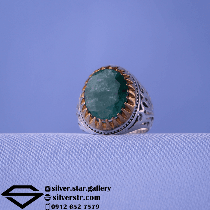 انگشتر زمرد هندی کد 0371