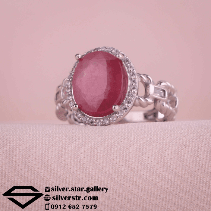 انگشتر یاقوت سرخ کد 0416