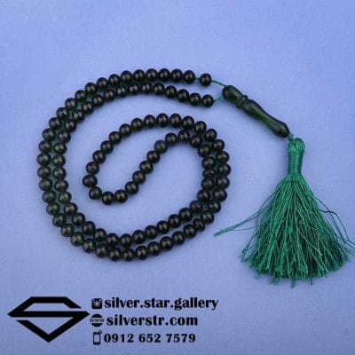 تسبیح عقیق سبز کد 1387